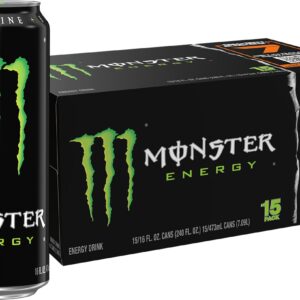Monster Energy Drink, Green, Original, 16 Ounce